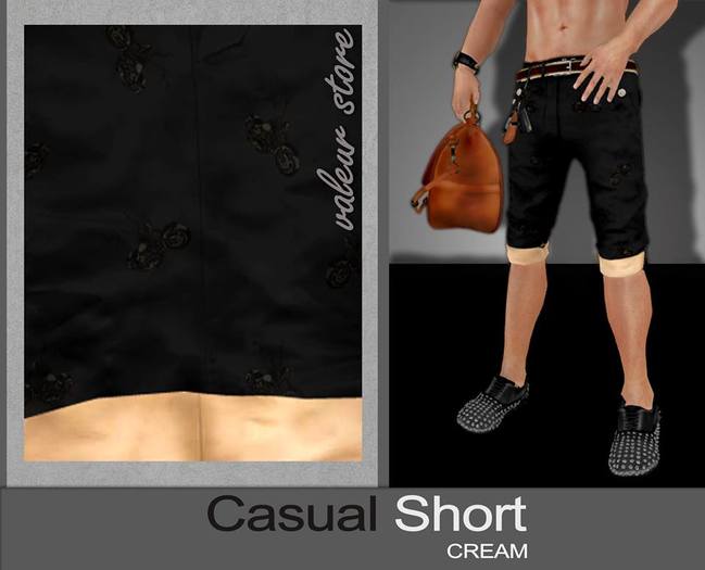 Casual Short Black:.Valeur Store::