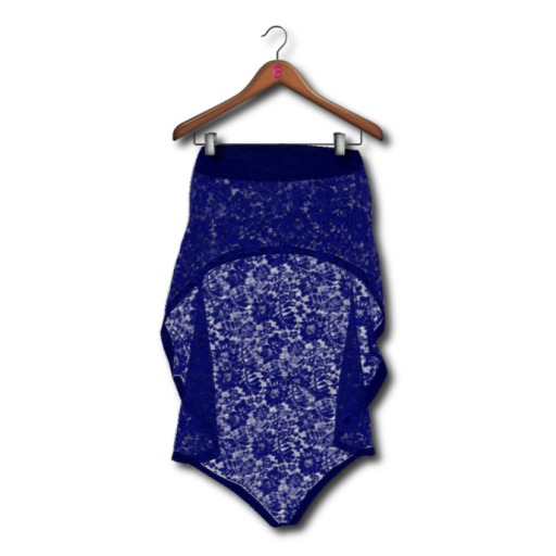 ˙·٠•●♥ Bomshie ♥●•٠·˙ Soraya Lace Skirt Blue