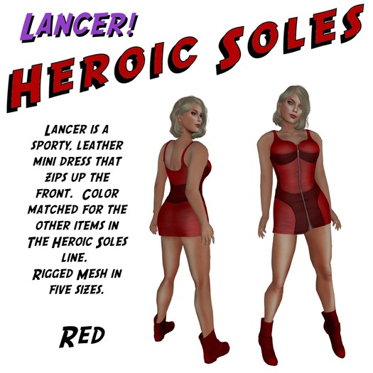 [HS]: Lancer Dress: Red