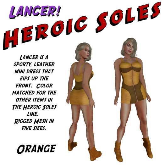 [HS]: Lancer Dress: Orange
