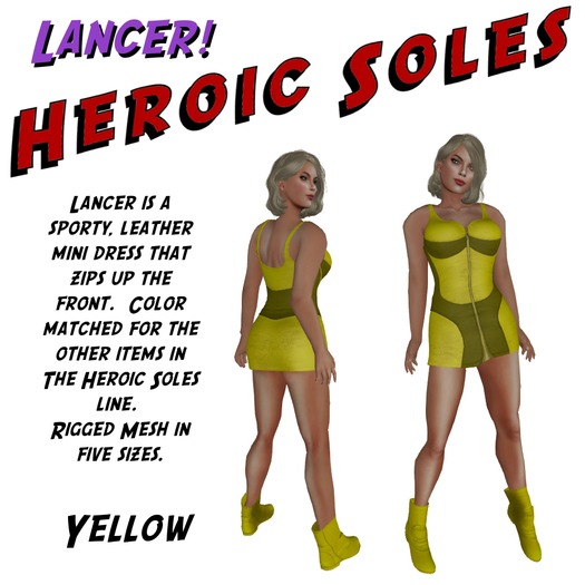 [HS]: Lancer Dress: Yellow