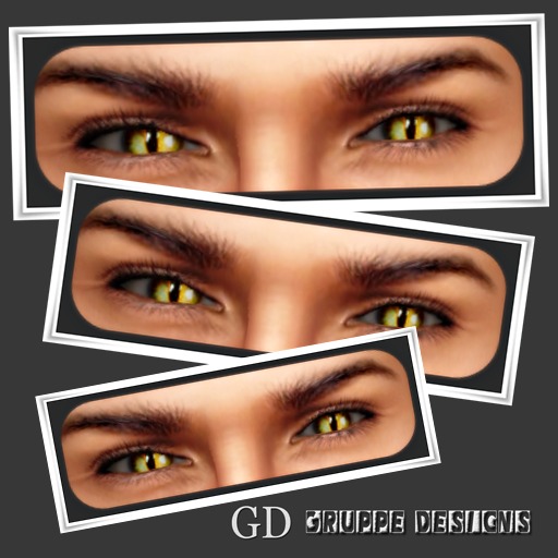 .::Gruppe Designs::.Supernatural yellow+gray eyes 