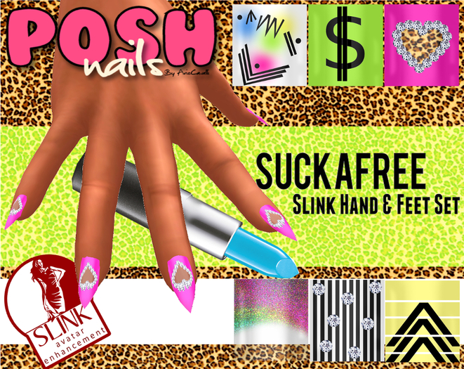 Posh Nails - SuckaFree Slink Hand & Feet Set