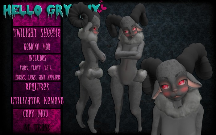 Hello Grymmy! Princess Sheepie Kemono Mod!