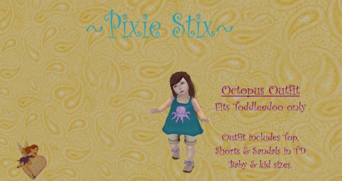 {Pixie Stix} Octopus Outfit TD