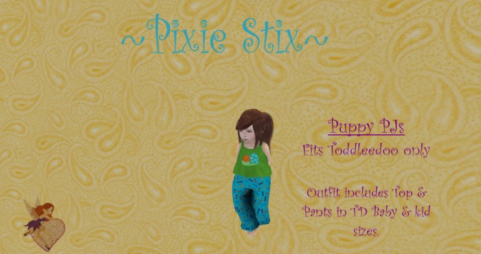 {Pixie Stix} Puppy Pjs TD