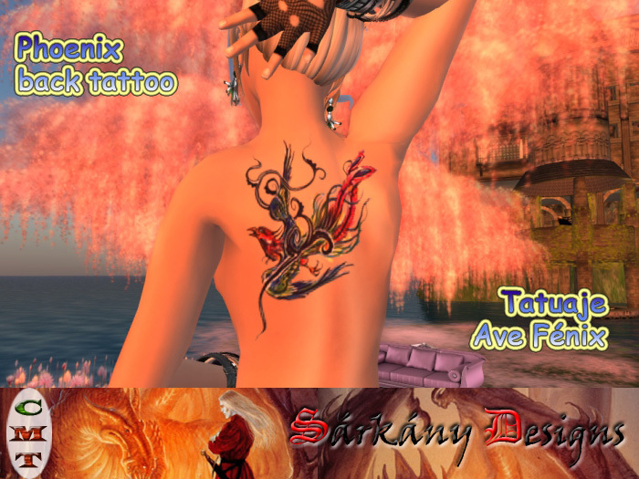 [SD] Phoenix Back Tattoo