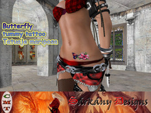[SD] Butterfly Tummy Tattoo