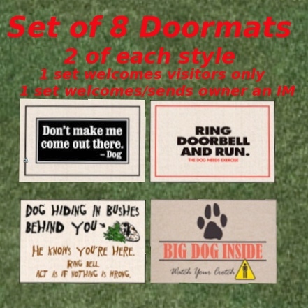 Doormats -set of 8