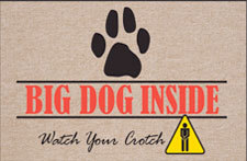 Doormats- Big Dog Inside