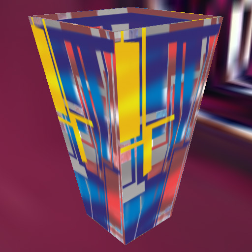 Patterend vase (BOX)