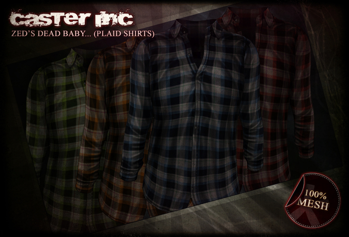 Caster Inc - Zed's Dead Plaid Shirt Pack