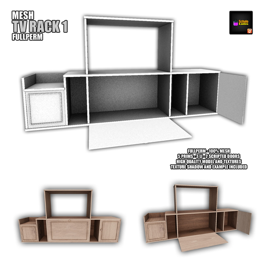 [LR]Mesh TV Rack 1 FULLPERM (boxed)