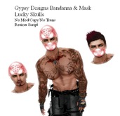 Lucky Skull Bandana&Mask