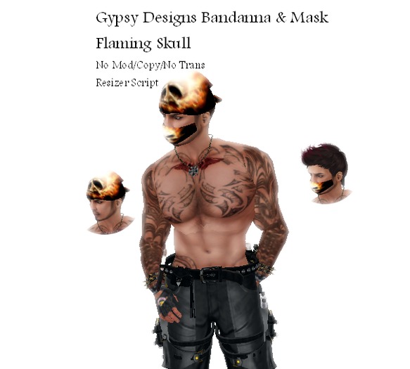 Snow-Camo Bandana&Mask