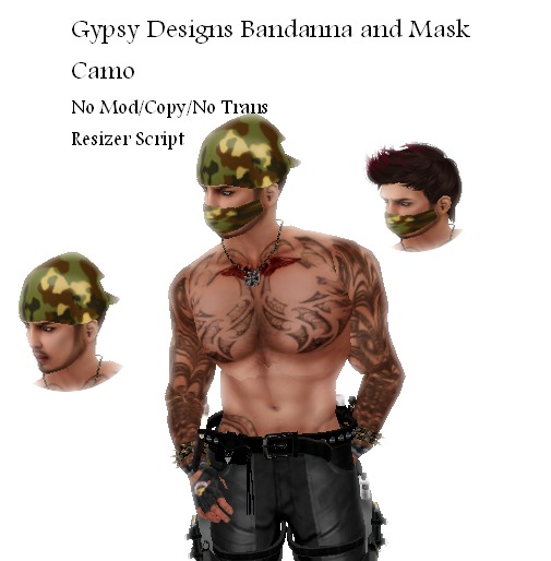 Camo Bandana&Mask