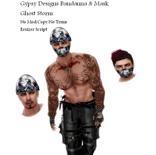 Ghost Storm Bandana&Mask