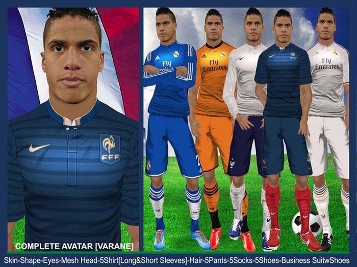 Second Life Marketplace - COMPLETE AVATAR - [VARANE] - Raphael Varane ...