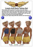 ~AC~ Loasis and Zelia Yellow Set 1408051211 (WEAR r hand)