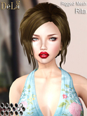 =DeLa*= Mesh Hair "Rita" Blacks and Whites