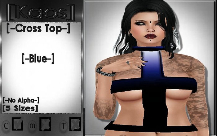 [Kaos] Cross Top Red
