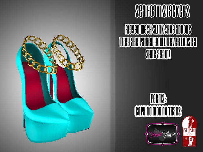 Sea Foam Stackers "Pair"