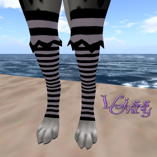 Striped Stockings Lavender ((BAGGED))