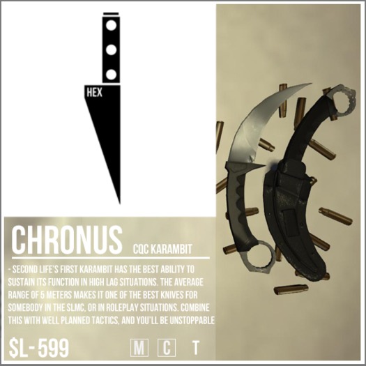 -HEX- Chronus Karambit