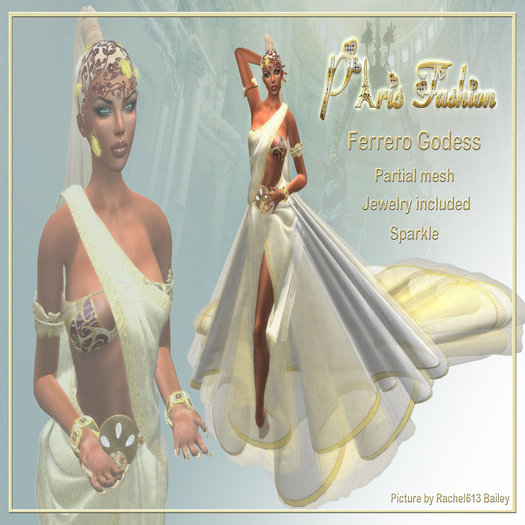 PARIS FASHION FERRERO  GODDESS  GOWN