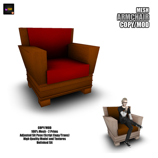 [LR]Mesh Armchair 1 COPY/MOD