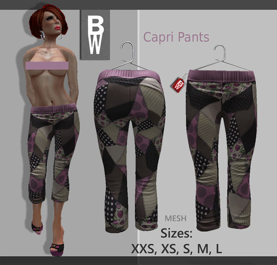 Capri Pants Capri Pants Mesh  