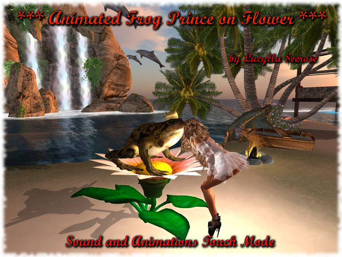 BoX ***Animated Frog Prince on Flower*** by Lucylla Seerose