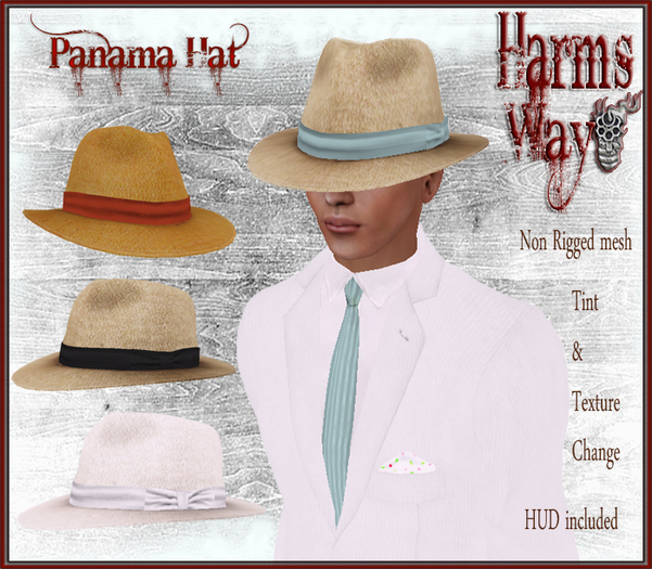Harm's Way HW Boater Hat