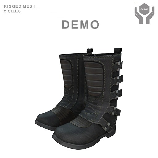 Moto Boots -- Black (BOXED)