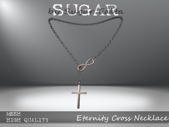 SUGAR - Eternity Cross Necklace by Sugar Falta
