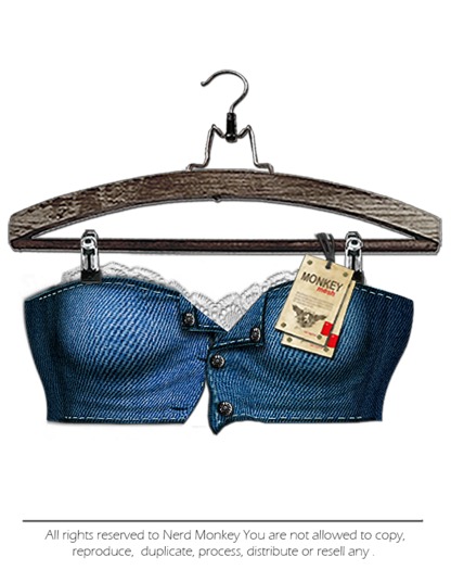 [N*Monkey] 'Denim Top Blue 