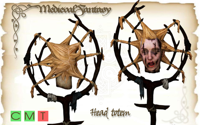 [MF] Mesh female head totem (boxed)