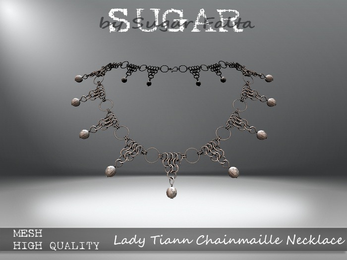 SUGAR - Lady Tiann Chainmaille Necklace by Sugar Falta