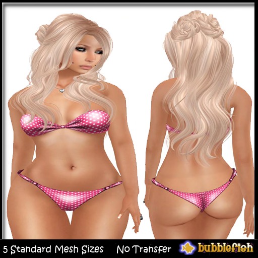 *Bubblefish* Polka Pink Bikini