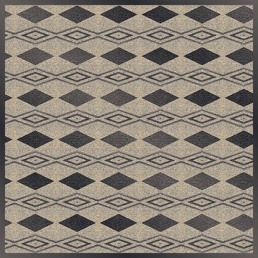 Artistry by Alex - Grey Diamond Rug