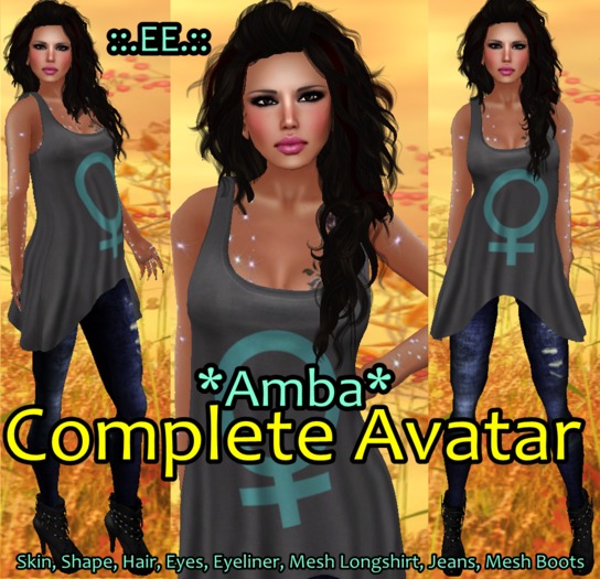 ::.EE.:: Complete Avatar *Amba* (Incl. Outfit&Boots)