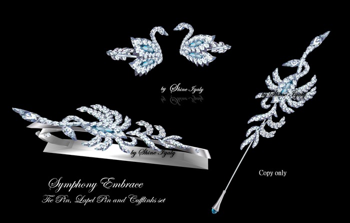 Symphony Embrace Lapel Pin set