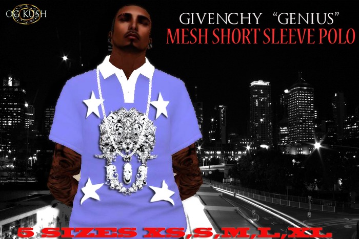 {OG KUSH}-Givenchy "Genius"-Light Indigo