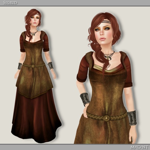 *Evie's Closet* - Sigrid Dress - RustRed