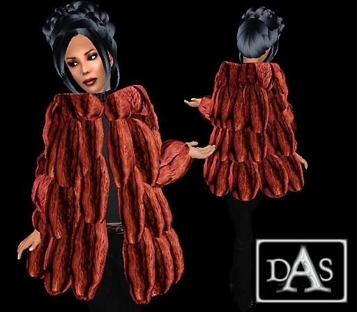 Archangel: Fur Car Coat in Red Fox