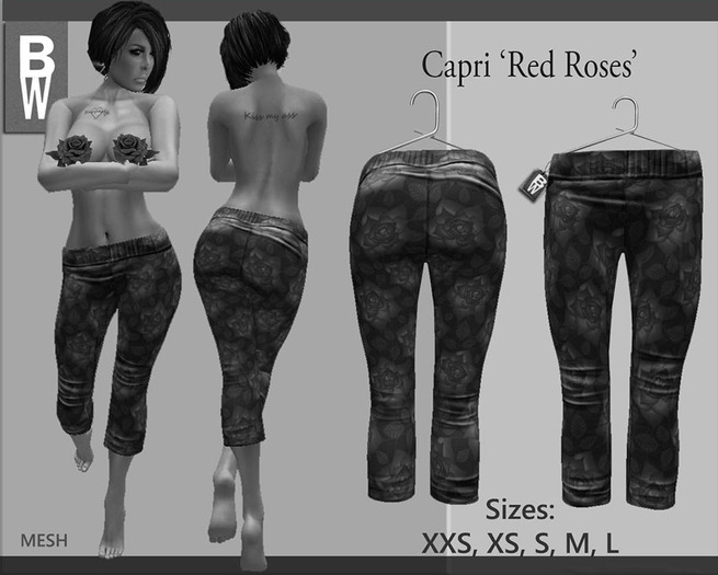 **DEMO Capri Pants Mesh  **Boxed**