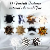 *The Seer* 11 Furball Textures - natural Animal (box)