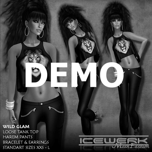 [ICEWERK MESH] Wild Glam - DEMO