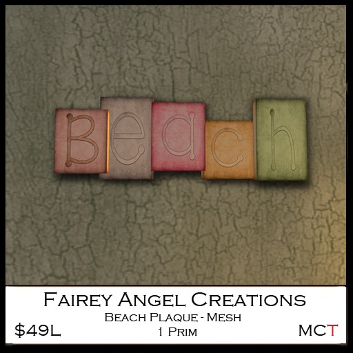 FAC BEACH Plaque Crated