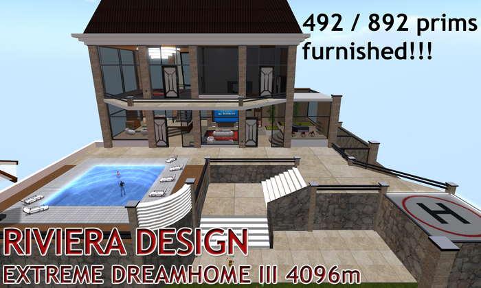LUXURY DREAMHOME EXTREME III 4096m / 4096 HOUSE - RIVIERA DESIGN / PREFABS HOUSES